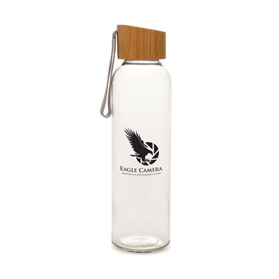 Glass & Bamboo Hydration Bottle - 450ml