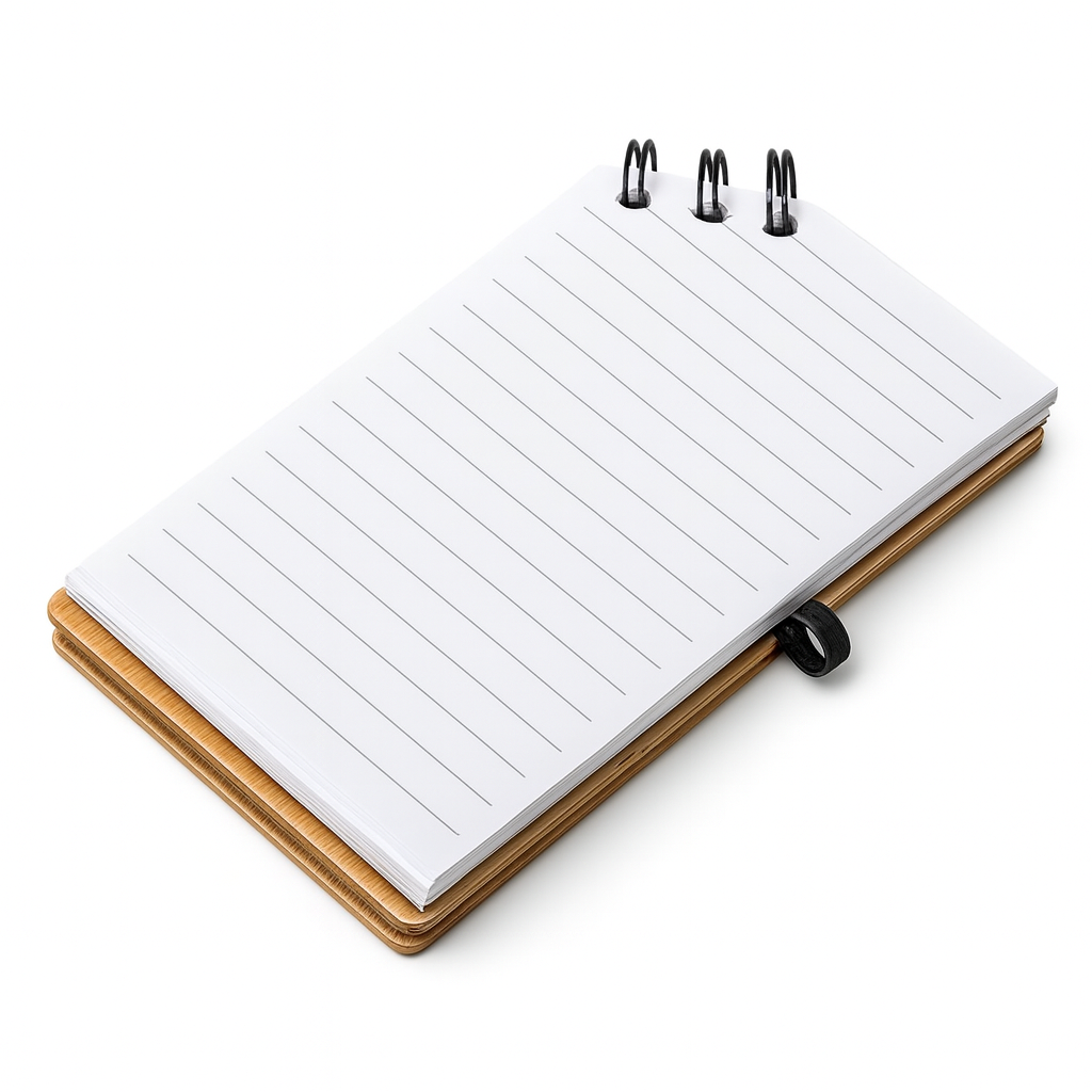 Eco Bamboo A6 Notebook