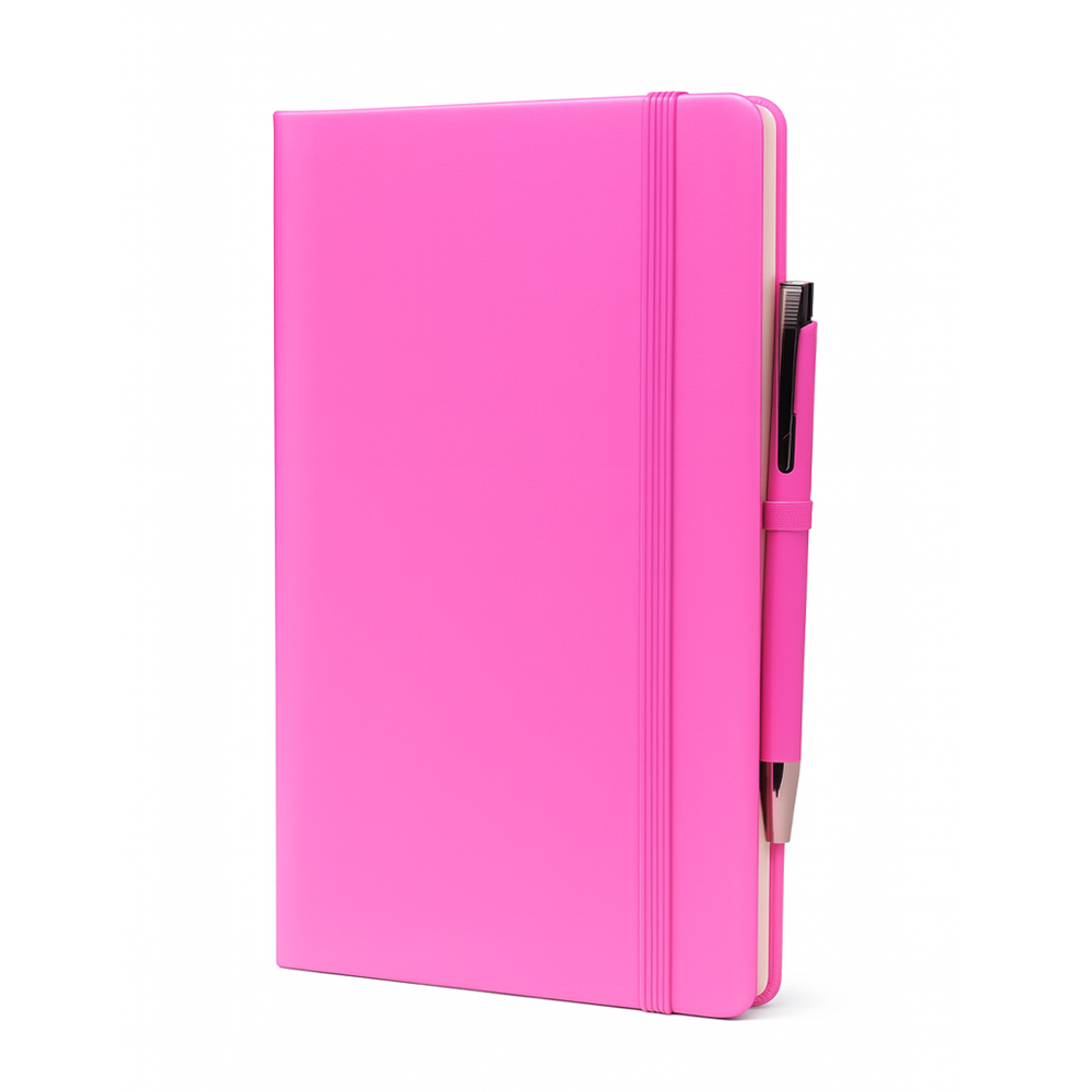 Neon Notebook & Pen Duo