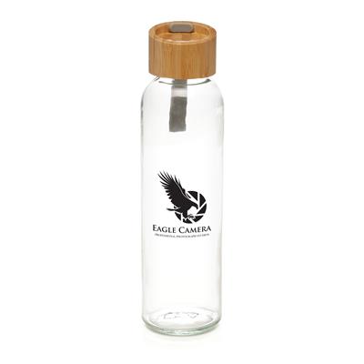 Glass & Bamboo Hydration Bottle - 450ml